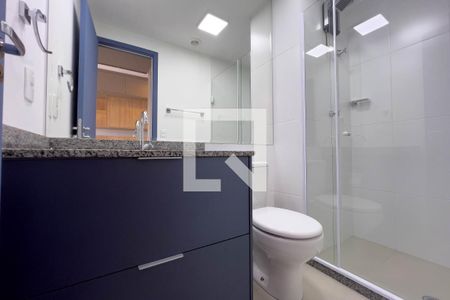 Banheiro de kitnet/studio à venda com 1 quarto, 27m² em Vila Clementino, São Paulo