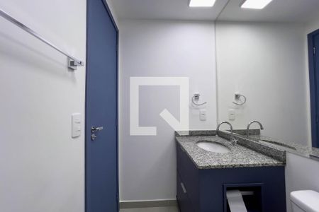 Banheiro de kitnet/studio à venda com 1 quarto, 27m² em Vila Clementino, São Paulo