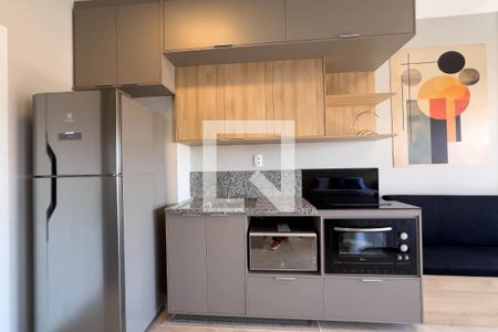 Cozinha de kitnet/studio à venda com 1 quarto, 27m² em Vila Clementino, São Paulo