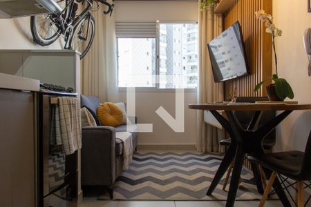 Sala de apartamento à venda com 1 quarto, 27m² em Barra Funda, São Paulo