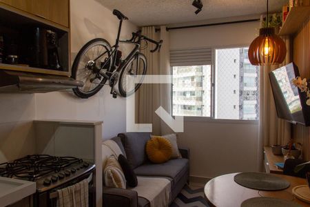 Sala de apartamento à venda com 1 quarto, 27m² em Barra Funda, São Paulo