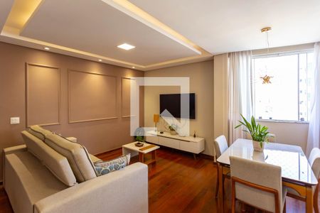 Sala de apartamento para alugar com 2 quartos, 85m² em Buritis, Belo Horizonte