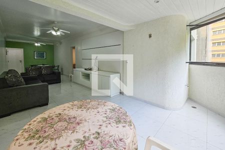 Varanda de apartamento para alugar com 3 quartos, 103m² em Barra Funda, Guarujá
