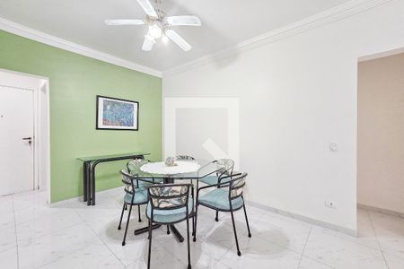 Sala de apartamento para alugar com 3 quartos, 103m² em Barra Funda, Guarujá