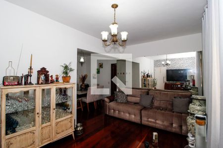 Sala de apartamento à venda com 3 quartos, 110m² em Santo Antônio, Belo Horizonte