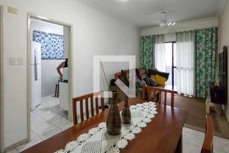 Sala de apartamento para alugar com 1 quarto, 60m² em Tupi, Praia Grande