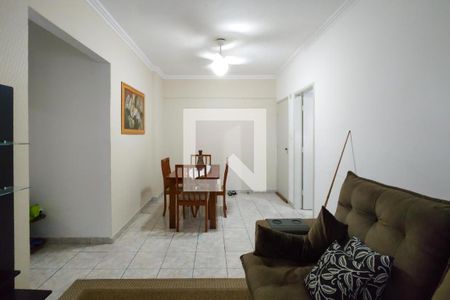Sala de apartamento para alugar com 1 quarto, 60m² em Tupi, Praia Grande