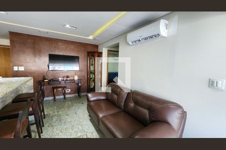 Detalhe Sala de apartamento para alugar com 2 quartos, 80m² em Pompéia, Santos