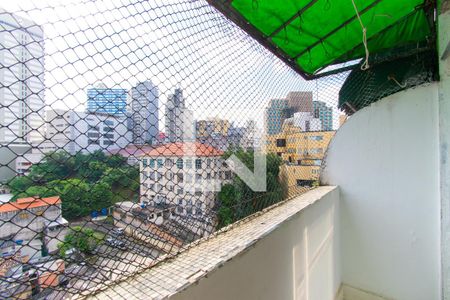 Varanda de kitnet/studio para alugar com 1 quarto, 34m² em Liberdade, São Paulo