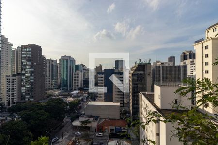 Vista da Sala de kitnet/studio para alugar com 1 quarto, 67m² em Itaim Bibi, São Paulo