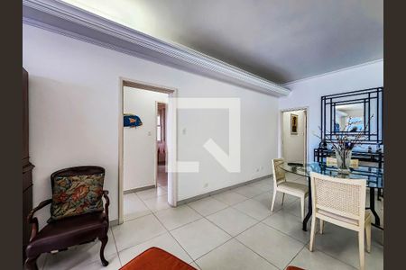 Sala de apartamento para alugar com 2 quartos, 102m² em Jardim Astúrias, Guarujá