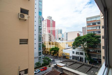 Vista do Quarto de kitnet/studio à venda com 1 quarto, 26m² em Bela Vista, São Paulo