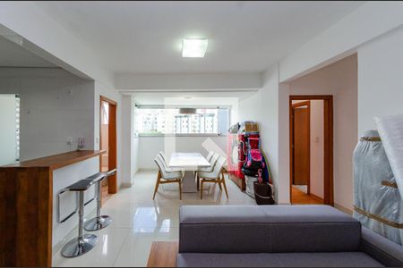 Sala de apartamento para alugar com 2 quartos, 70m² em Buritis, Belo Horizonte