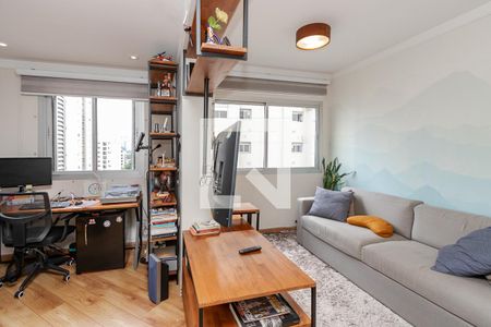 Sala de apartamento à venda com 2 quartos, 68m² em Brooklin Paulista, São Paulo