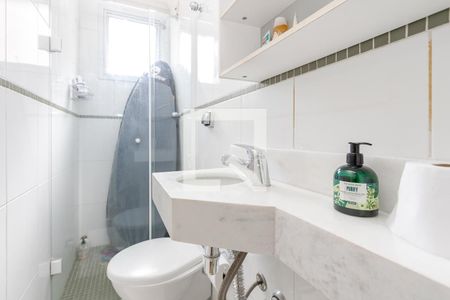 Banheiro da Suíte de apartamento à venda com 2 quartos, 68m² em Brooklin Paulista, São Paulo