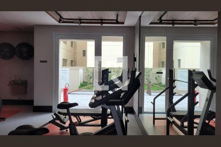 Apartamento para alugar com 44m², 1 quarto e 1 vaga Apartamento para alugar com 44m², 1 quarto e 1 vagaÁrea comum - Academia