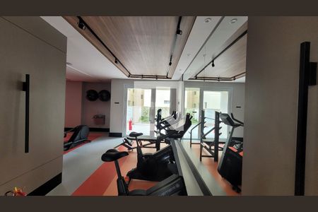 Apartamento para alugar com 44m², 1 quarto e 1 vaga Apartamento para alugar com 44m², 1 quarto e 1 vagaÁrea comum - Academia