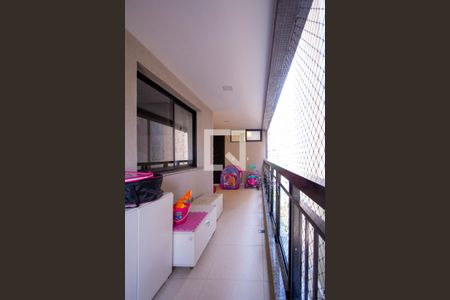 Varanda da Sala de apartamento à venda com 3 quartos, 94m² em Icaraí, Niterói