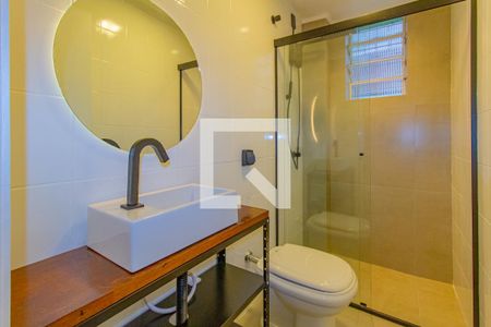 Banheiro - torneira de apartamento à venda com 1 quarto, 40m² em Nossa Senhora das Gracas, Canoas