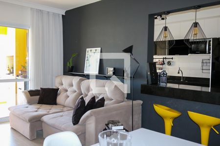 Sala de apartamento para alugar com 2 quartos, 68m² em Osvaldo Cruz, São Caetano do Sul