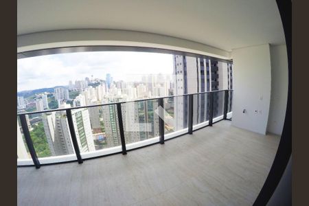 Varanda da Sala de apartamento à venda com 4 quartos, 202m² em Vila da Serra, Nova Lima