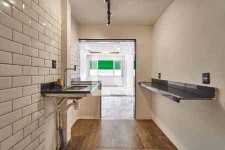 Cozinha de apartamento para alugar com 1 quarto, 30m² em Tijuca, Rio de Janeiro