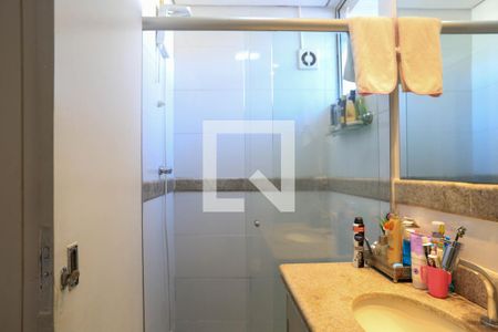 Banheiro da Suíte de apartamento à venda com 3 quartos, 119m² em Santo Antônio, Belo Horizonte