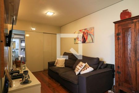 Sala de apartamento à venda com 3 quartos, 119m² em Santo Antônio, Belo Horizonte