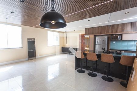 Sala/Cozinha de apartamento para alugar com 3 quartos, 110m² em Funcionários, Belo Horizonte