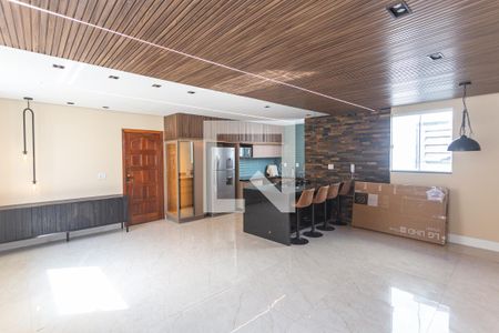 Sala/Cozinha de apartamento para alugar com 3 quartos, 110m² em Funcionários, Belo Horizonte