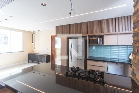 Sala/Cozinha de apartamento para alugar com 3 quartos, 110m² em Funcionários, Belo Horizonte
