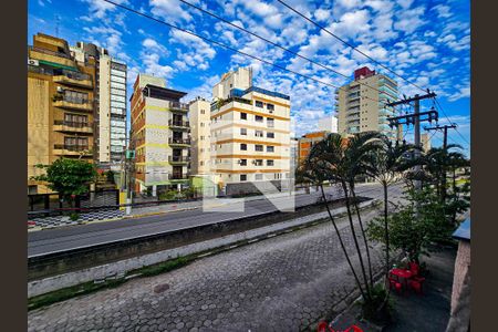 Vista da Sacada de apartamento para alugar com 1 quarto, 59m² em Enseada, Guarujá