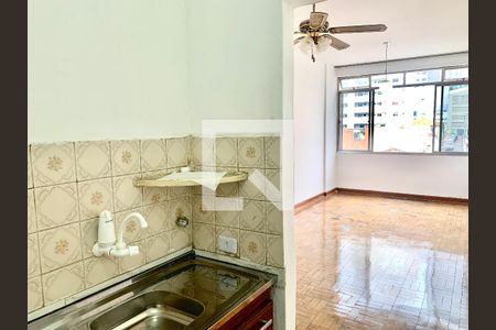Cozinha de apartamento para alugar com 1 quarto, 38m² em Liberdade, São Paulo