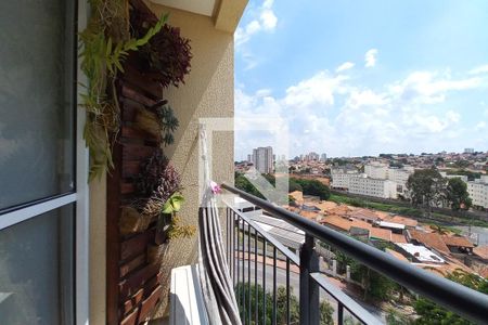 Varanda da Sala de apartamento à venda com 2 quartos, 55m² em Vila Satúrnia, Campinas