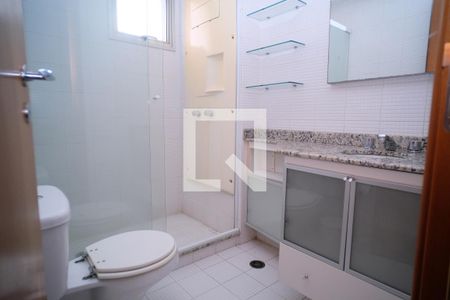 Banheiro da Suíte de apartamento à venda com 1 quarto, 45m² em Pinheiros, São Paulo