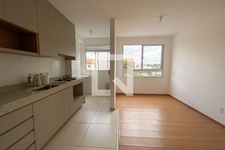 Sala e Cozinha de apartamento para alugar com 2 quartos, 52m² em Santa Maria, Belo Horizonte