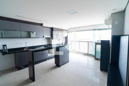 Sala de apartamento para alugar com 1 quarto, 50m² em Mirandópolis, São Paulo