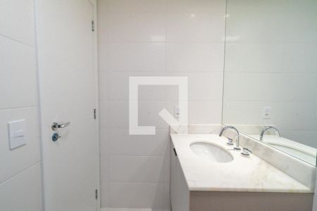 Banheiro da Suíte de apartamento para alugar com 1 quarto, 50m² em Mirandópolis, São Paulo