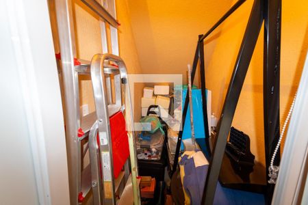 Casa de condomínio à venda com 110m², 3 quartos e 2 vagasDetalhe da área de serviço