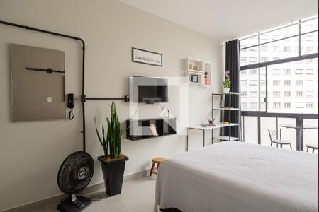 Studio  de kitnet/studio para alugar com 1 quarto, 33m² em República, São Paulo