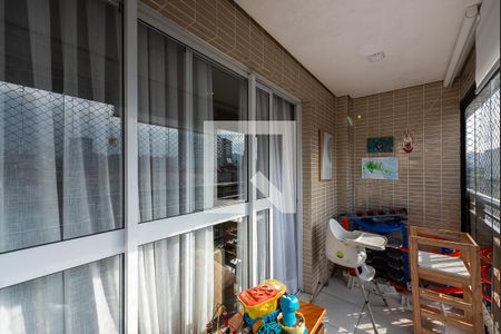 Varanda de apartamento para alugar com 3 quartos, 179m² em Gonzaga, Santos