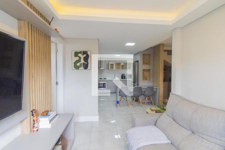 Sala de casa de condomínio para alugar com 3 quartos, 167m² em Santa Felicidade, Curitiba