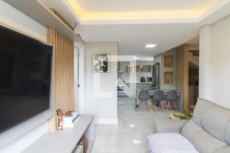 Sala de casa de condomínio para alugar com 3 quartos, 167m² em Santa Felicidade, Curitiba