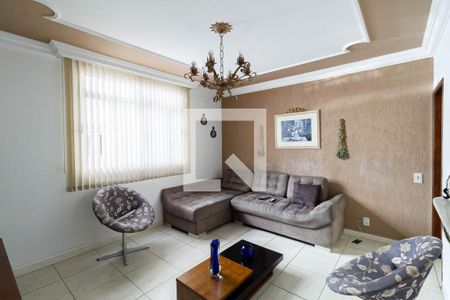 Sala  de apartamento à venda com 3 quartos, 84m² em Cidade Nova, Belo Horizonte