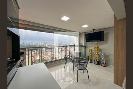 Varanda Gourmet Integrada de apartamento para alugar com 3 quartos, 93m² em Jardim Caravelas, São Paulo