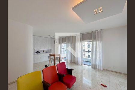 Sala de apartamento para alugar com 3 quartos, 135m² em Cidade Monções, São Paulo