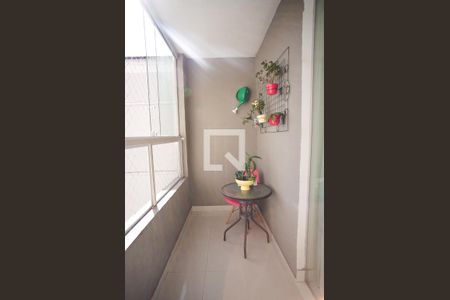 Varanda da Sala de apartamento à venda com 3 quartos, 132m² em Castelo, Belo Horizonte