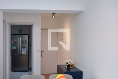 Detalhe Sala de apartamento à venda com 3 quartos, 96m² em Campestre, Santo André