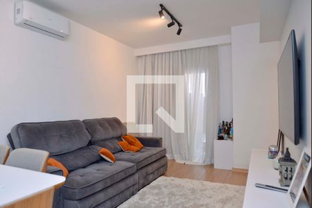 Sala de apartamento para alugar com 3 quartos, 96m² em Campestre, Santo André