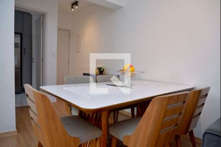 Detalhe Sala de apartamento para alugar com 3 quartos, 96m² em Campestre, Santo André